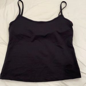 Sports top with built in bra